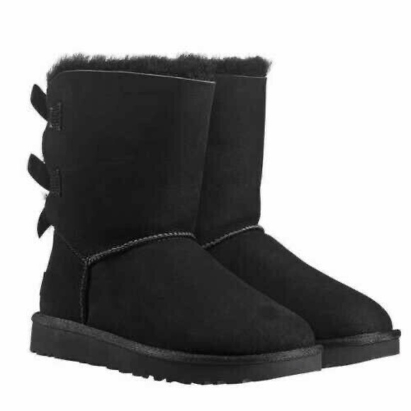 UGG Shoes - UGG BAILEY BOW II Twinface Sheepskin Boots BLACK